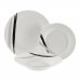 Vajilla Versa Porcelana Minimalista 12 Piezas