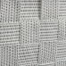 Daudzfunkcionāls grozs Versa Melns Balts Vanna & Duša 20 x 15 x 30 cm