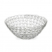 Fruit Bowl Grey Metal (28 x 12 x 28 cm)