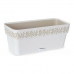 Selvvandende planter Stefanplast 3919201 Hvid Beige Plastik 13,3 x 12,3 x 29,3 cm