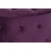 Atrama pėdoms DKD Home Decor Purpurinis Poliesteris Bordo Medžio MDF (70 x 70 x 42 cm)