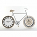 Nástenné hodiny DKD Home Decor 108 x 6,4 x 63,5 cm Prírodná Čierna Bicykel Kov Drevo MDF