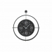 Horloge Murale DKD Home Decor Noir Verre Fer 64 x 9 x 73 cm