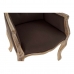 Armstoel DKD Home Decor Bruin Natuurlijk Donkerbruin Rubberwood 62 x 55 x 100 cm 63,5 x 49,5 x 102 cm