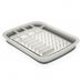Afdrypningssstativ til køkkenvask Versa Hvid Foldbar polypropylen 29,3 x 11,5 x 37,8 cm