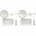 Set de Sushi DKD Home Decor 33,5 x 34,5 x 9 cm Porcelana Blanco Azul marino Oriental (33,5 x 34,5 x 9 cm)