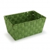 Cestino Versa Grande Verde scuro Tessile 20 x 15 x 30 cm