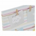 Fotoramme DKD Home Decor Sunshine Flerfarget Læret Baby 50 x 2 x 50 cm