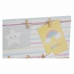 Kuvakehykset DKD Home Decor Sunshine Monivärinen Kangas Vauva 50 x 2 x 50 cm