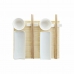Set de sushi DKD Home Decor Bambou Grès Blanc Naturel Oriental 28,5 x 19,5 x 3,3 cm (9 Pièces) (28,5 x 19,5 x 3,3 cm)