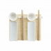 Set za sushi DKD Home Decor Bambus Gres Keramika Bijela Prirodno Orijentalno 28,5 x 19,5 x 3,3 cm (9 Dijelovi) (28,5 x 19,5 x 3,