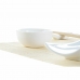 Set per Sushi DKD Home Decor Bambù Gres Bianco Naturale Orientale 28,5 x 19,5 x 3,3 cm (9 Pezzi) (28,5 x 19,5 x 3,3 cm)