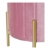 Jalkatuki DKD Home Decor 8424001829828 44 x 44 x 46 cm Pinkki Kullattu Metalli Sametti Velvet