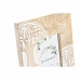 Photo frame DKD Home Decor White Brown Wood Crystal Mango wood Tree Indian Man 20 x 2 x 25,5 cm