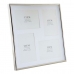 Cornice Portafoto DKD Home Decor Argentato Metallo Cristallo Plastica Tradizionale 29 x 2 x 29 cm