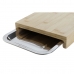 Tabla de cortar DKD Home Decor Natural Bambú Acero Inoxidable 28 x 21,5 x 4,2 cm