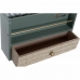 Многофункционален Органайзер DKD Home Decor LD-181379 Зелен полипропилен Дървен MDF 30 x 9 x 17 cm (2 броя)