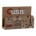 Paperiteline DKD Home Decor Cusine Monivärinen Puu Puu MDF 16 x 11 x 5 cm