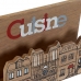 Paperiteline DKD Home Decor Cusine Monivärinen Puu Puu MDF 16 x 11 x 5 cm