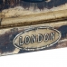 Стенен часовник DKD Home Decor London Тик (81 x 15 x 37 cm)