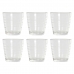 Lasisetti DKD Home Decor Monivärinen Läpinäkyvä Kristalli Muovinen 250 ml (6 pcs)