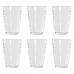 Glassæt DKD Home Decor Gennemsigtig Krystal 300 ml (6 pcs)