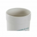 Bote para Utensilios de Cocina DKD Home Decor Blanco Verde Dolomita 12,5 x 12,5 x 17,5 cm (12 Unidades) (1 unidad)