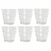 Pohárkészlet DKD Home Decor 8424001836062 Átlátszó Kristály 400 ml (6 pcs)