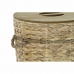 Basket spelset DKD Home Decor Lichtbruin 44 x 44 x 54 cm Hout Metaal 3 Onderdelen