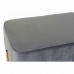 Hocker DKD Home Decor Grau Bunt Gold Metall 91 x 46,5 x 42 cm