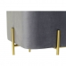 Hocker DKD Home Decor Grau Bunt Gold Metall 91 x 46,5 x 42 cm