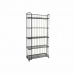 Shelves DKD Home Decor Black Metal 5 Shelves (97 x 33 x 180 cm)