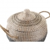 Basket spelset DKD Home Decor Grijs Natuurlijk Tweekleurig Zeegras Boho 41 x 41 x 33 cm (2 Stuks)