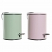 Roskasanko DKD Home Decor LB-181142 Pinkki Mintunvihreä Metalli 3 L (2 osaa)