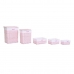 Набор корзин DKD Home Decor Розовый полиэстер Детский плетеный (44 x 34 x 56 cm)