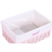 Korisetti DKD Home Decor Pinkki Polyesteri Lasten korihuonekalut (44 x 34 x 56 cm)