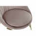 Chaise de Salle à Manger DKD Home Decor Rose Doré 60 x 60 x 85 cm