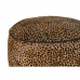 Jalatugi DKD Home Decor 46 x 46 x 50 cm Must Pruun Leopard Koloniaalne