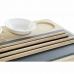 Sushisetti DKD Home Decor PC-186227 Valkoinen Musta Luonnollinen Bambu Taulu Moderni Itämainen 28,5 x 18,5 x 2,6 cm (9 Kappalett