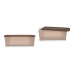 Æske med låg Stefanplast Elegance 19,5 x 11,5 x 33 cm Beige 5 L