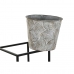 Cache-pot DKD Home Decor Gris Métal Usé 34 x 34 x 71 cm Rond