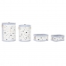 Conjunto de Cestas DKD Home Decor Estrelas Bambu 36 x 36 x 50 cm (4 pcs)