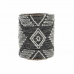 Coș DKD Home Decor 27 x 27 x 32 cm Natural Negru Alb Ikat Iută Franjuri Boho