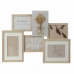 Foto rāmis DKD Home Decor 54 x 2,4 x 36,7 cm Stikls Dabisks Shabby Chic