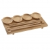 Set de sushi DKD Home Decor 24 x 0,5 x 0,5 cm Naturel Oriental