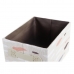 Set de Coșuri DKD Home Decor Maro Gri Portocaliu 32 x 24 x 18 cm (3 Unități)