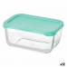 Fiambrera Pasabahce Snow Verde Transparente Vidrio Polietileno 790 ml 16,3 x 7,4 x 11,4 cm (12 Unidades)