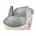 Květináč DKD Home Decor Růžový Kov Shabby Chic 24 x 12 x 23 cm