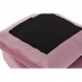 Fodstøtte DKD Home Decor Pink Polyester Moderne (55 x 55 x 30 cm)