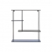 Scaffale DKD Home Decor Nero Metallo Blu Marino 2 Mensole (50 x 16 x 60 cm)